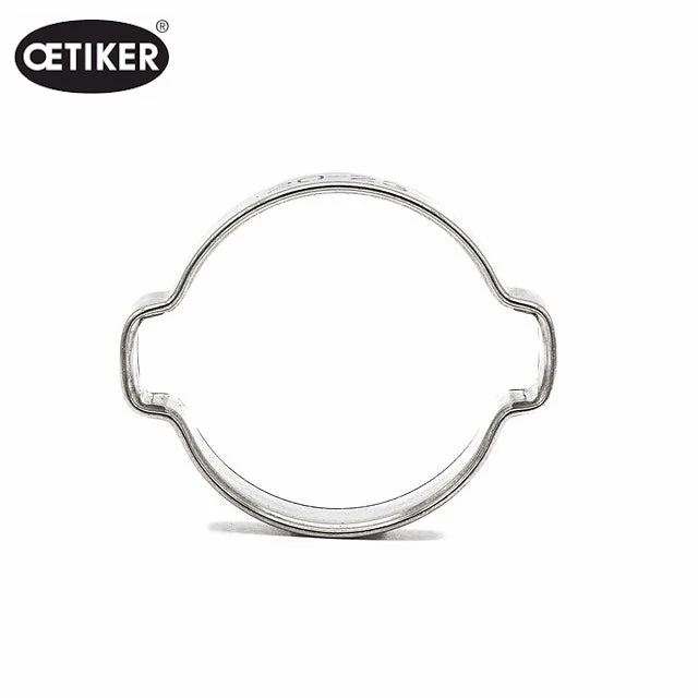 Double Ear Hose Clamp - 3.4-5.0mm - 304 Stainless Steel - Image 2