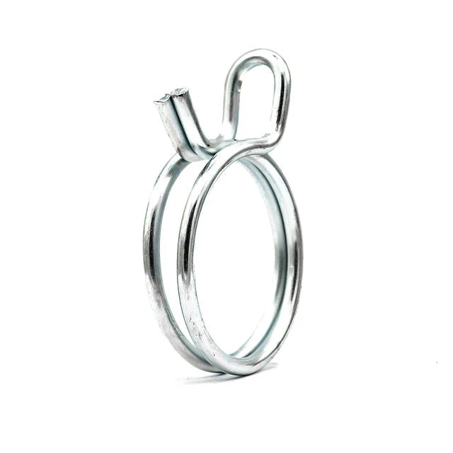 Double Wire Hose Clamp - 36.2-38.0mm - Zinc Plated Steel