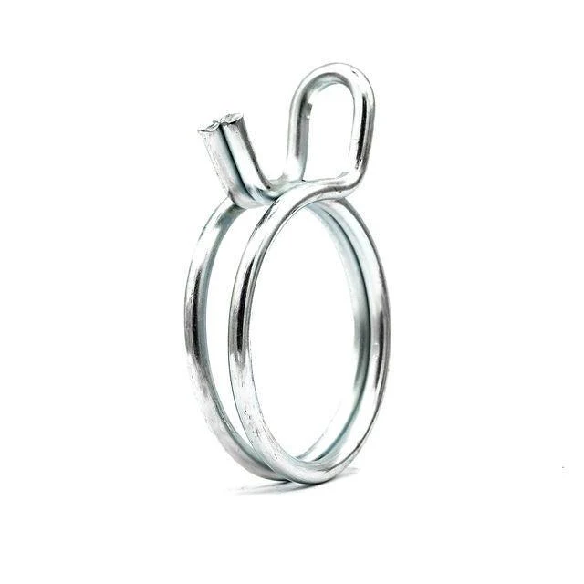 Double Wire Hose Clamp - 54.4-57.4mm - Zinc Plated Steel