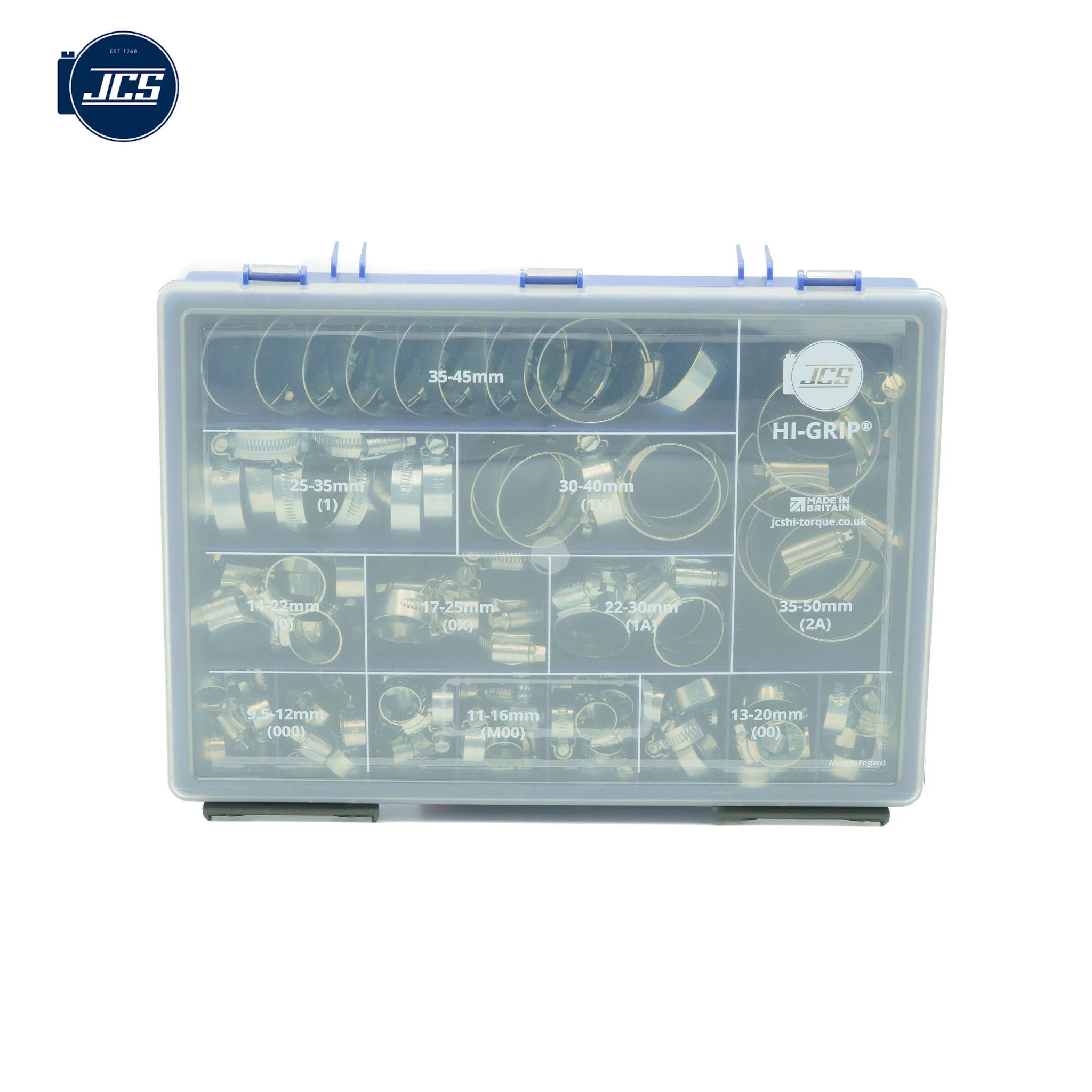 JCS Hi-Grip Assortment Box | Zinc Plated W1 ZP | HGZAB1 | 135 pcs - Image 4