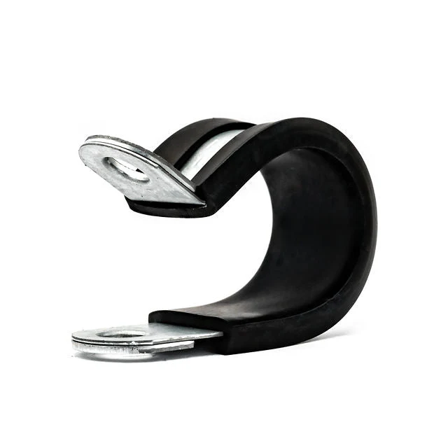 Metal P Clip (Rubber Lined) - Max Dia-11mm - Width-20mm