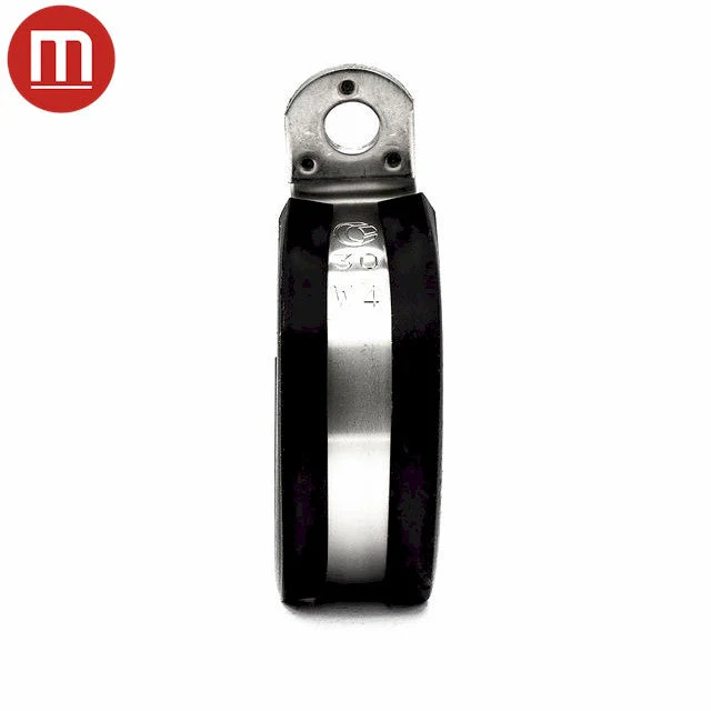 Metal P Clip (Rubber Lined) - Max Dia-14mm - Width-15mm - Image 4