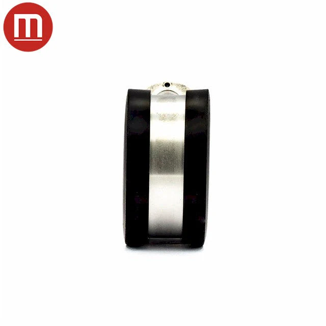 Metal P Clip (Rubber Lined) - W4 - Max Dia-20mm - Width-20mm - Image 3