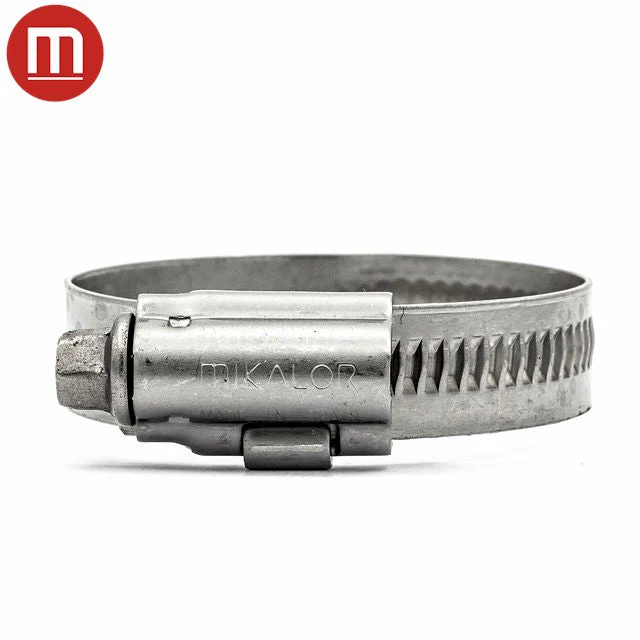 Mikalor Worm Drive Hose Clamp - 32-50mm - ASFA S - 304SS - 12mm Wide - Image 4