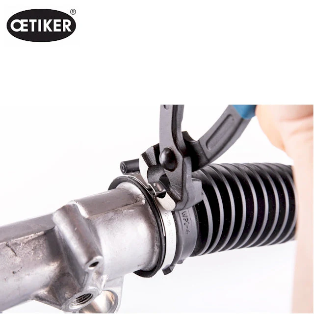 Oetiker 304 SS Adjustable Ear Clamp - W: 7mm - Dia-54-120mm Rounded - Image 4