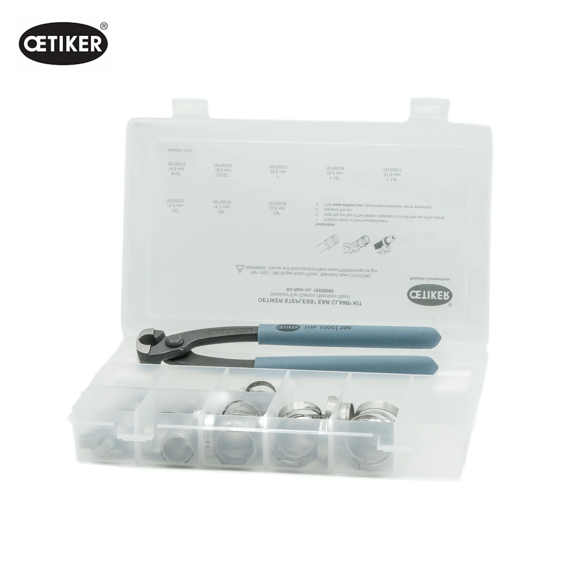 Oetiker Stepless Ear Hose Clamp Kit - 81 pcs - Image 3
