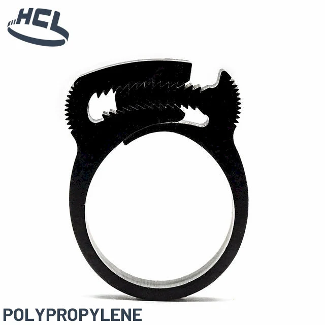 Plastic Hose Clamp - Herbie Clip - 8.0-9.2mm - Black - PP - Image 3