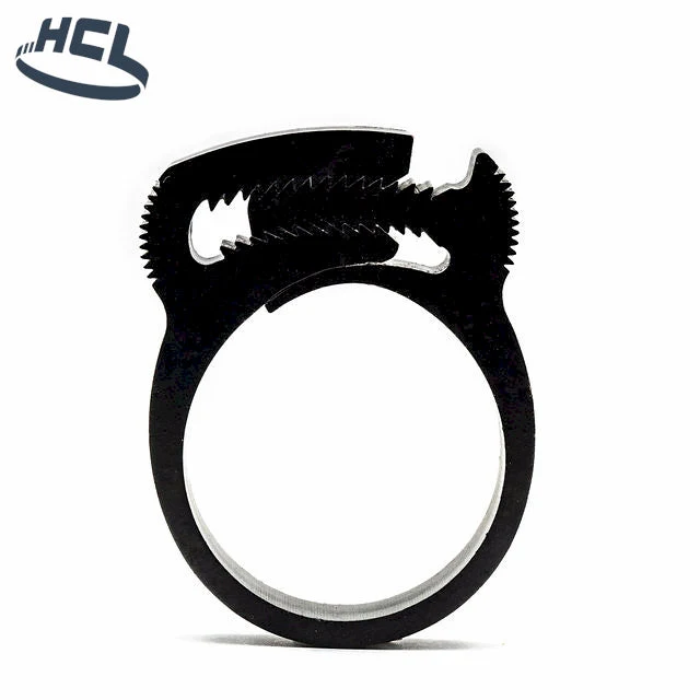 Plastic Hose Clamp - Herbie Clip - 9.1-10.5mm - Black - PA66 - Image 3