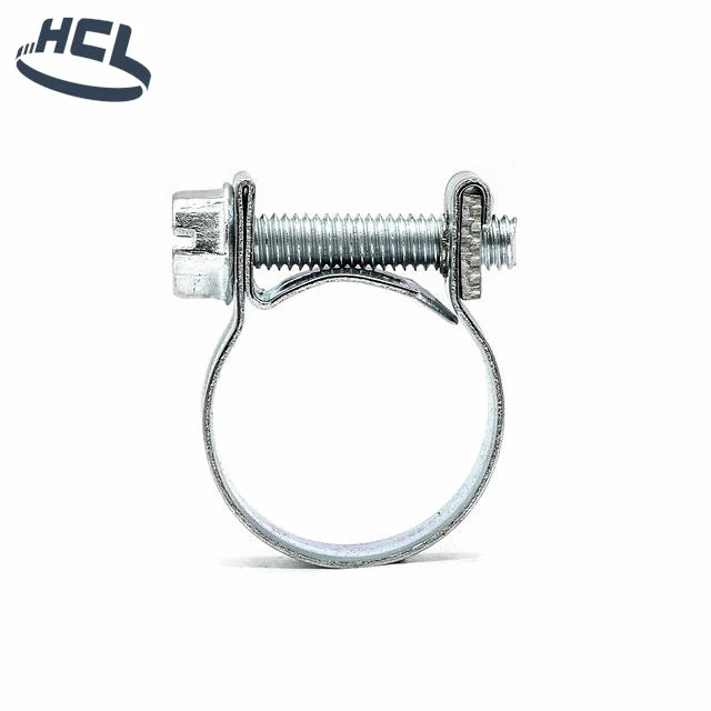 Screw Hose Clamp - Mini - Petrol Pipe - 13-15mm - Zinc Plated - Image 2
