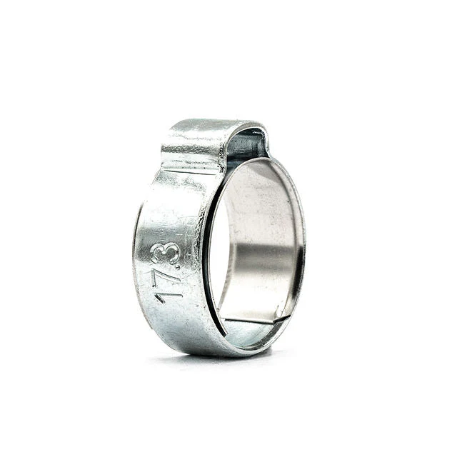 Single Ear Hose Clamp - 15-17.3mm - Zinc Plated - Innner Ring