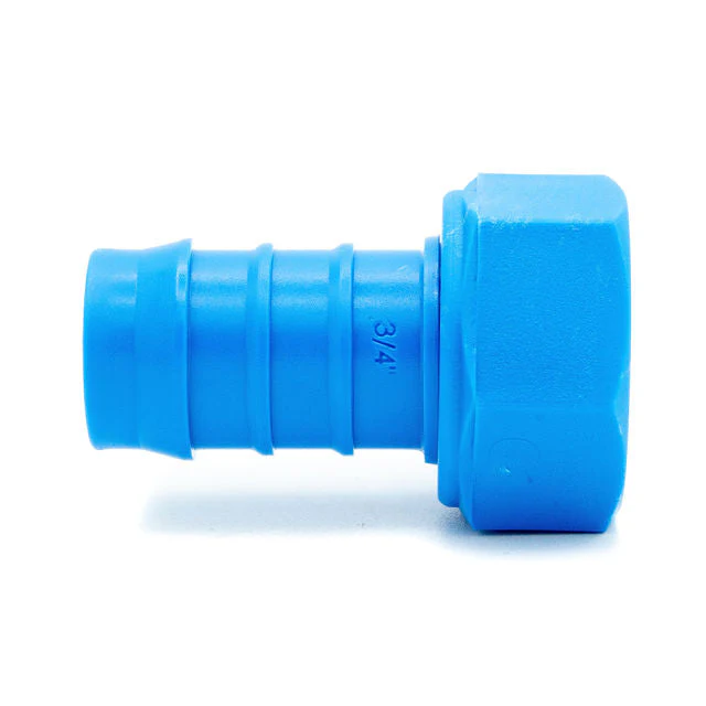 Tefen PA66 Blue BSP 1/2" Fem Swivel Conn/Conical Seal - 14mm - Image 3