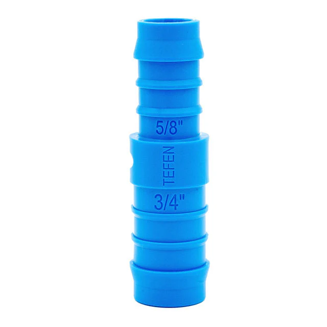 Tefen PA66 Blue Reducing Hose Conn - Fits 6mm & 4mm Hose ID - Image 3