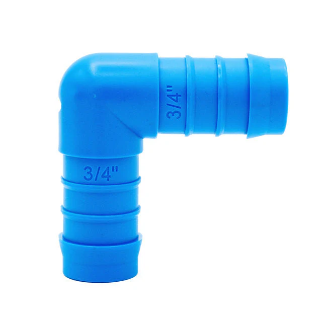 Tefen PA66 Blue Union Elbow Hose Conn - Fits 19mm Hose ID - Image 3