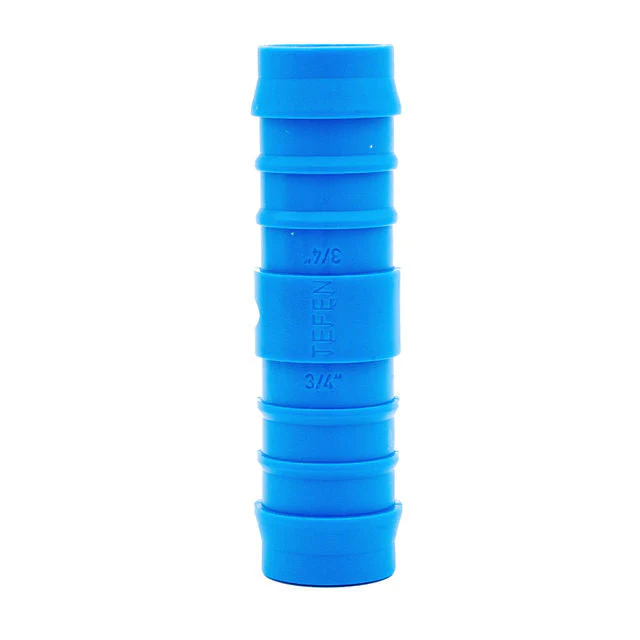 Tefen PA66 Blue Union Straight Hose Conn - Fits 14mm Hose ID - Image 3