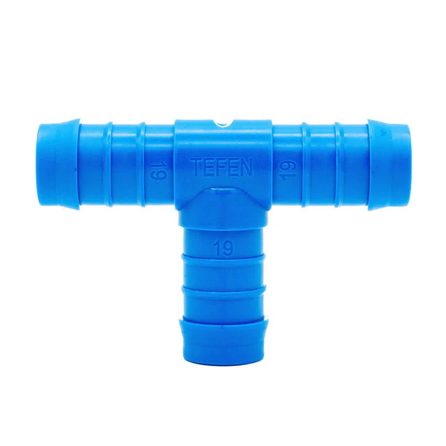 Tefen PA66 Blue Union T Hose Conn - Fits 12mm Hose ID - Image 3