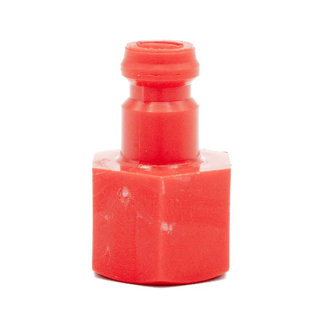 Tefen PA66 Red Plug -Internal Thread Female 1/4" BSPT - Image 3
