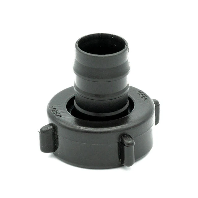 Tefen PP Black BSP 3/4" Fem Swiv Conn +Washer - 8mm Tube ID - Image 3