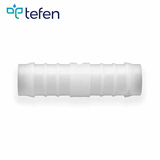 Tefen PVDF Union Hose Connector White - Fits 4mm Hose ID - Image 2