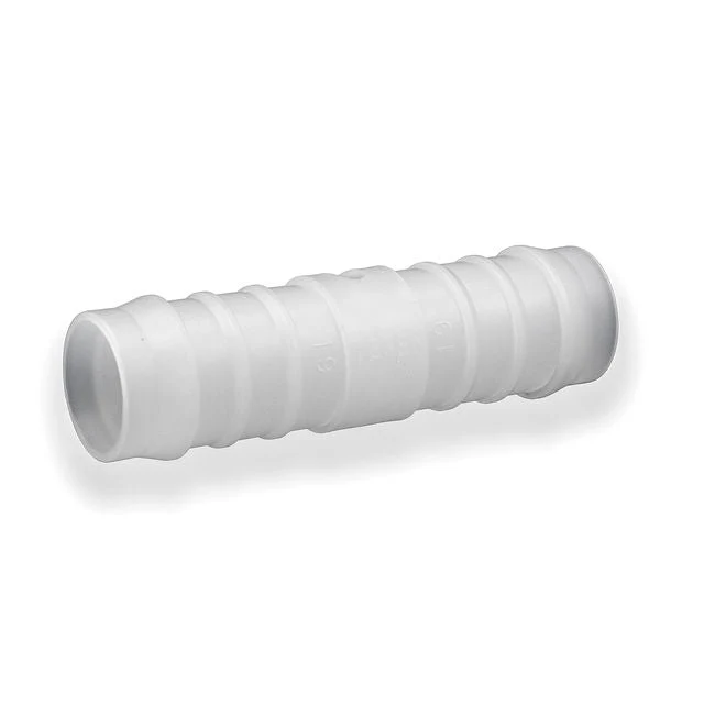 Tefen PVDF Union Hose Connector White - Fits 5mm Hose ID